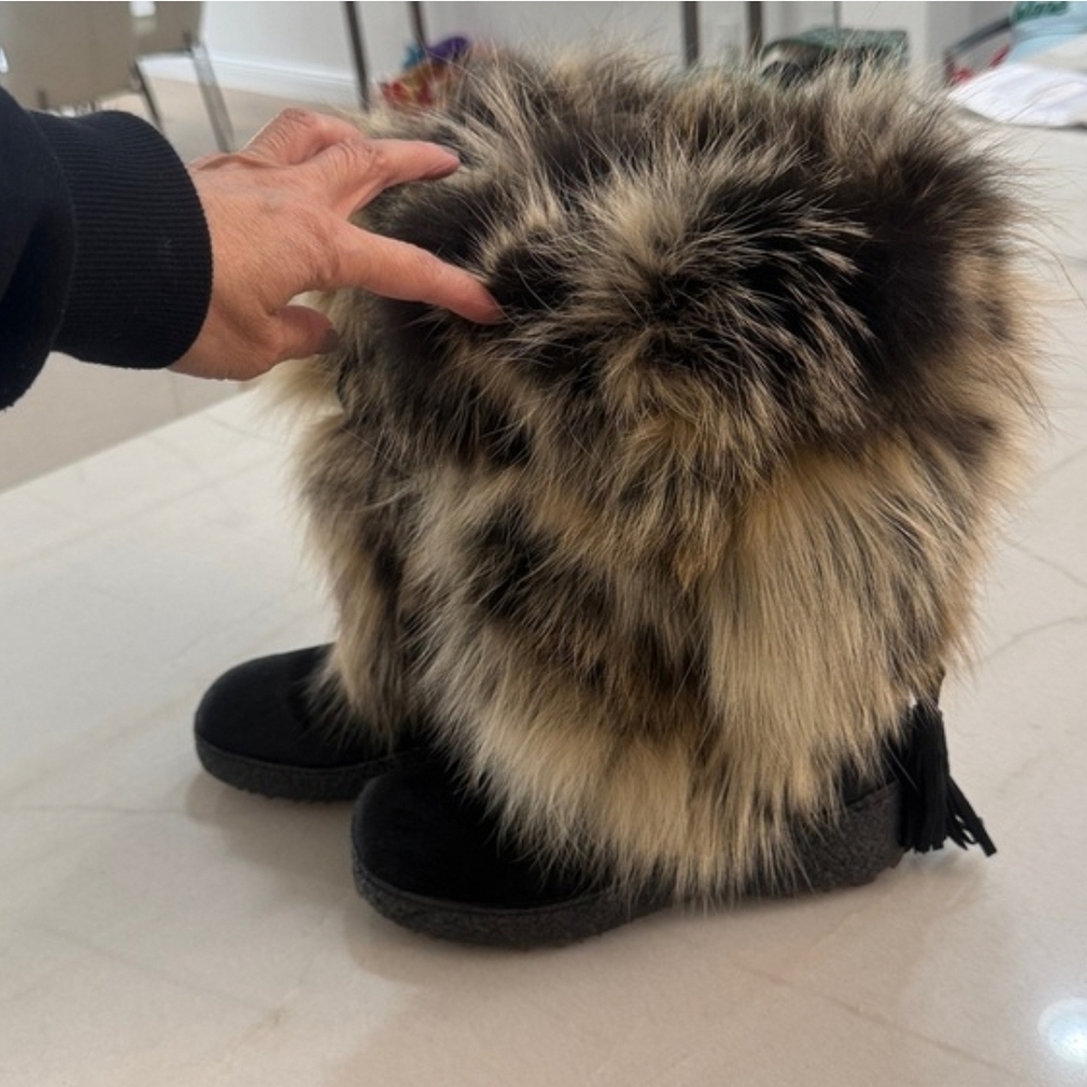 Elegant Fur Winter Boots - Picture 5 of 5
